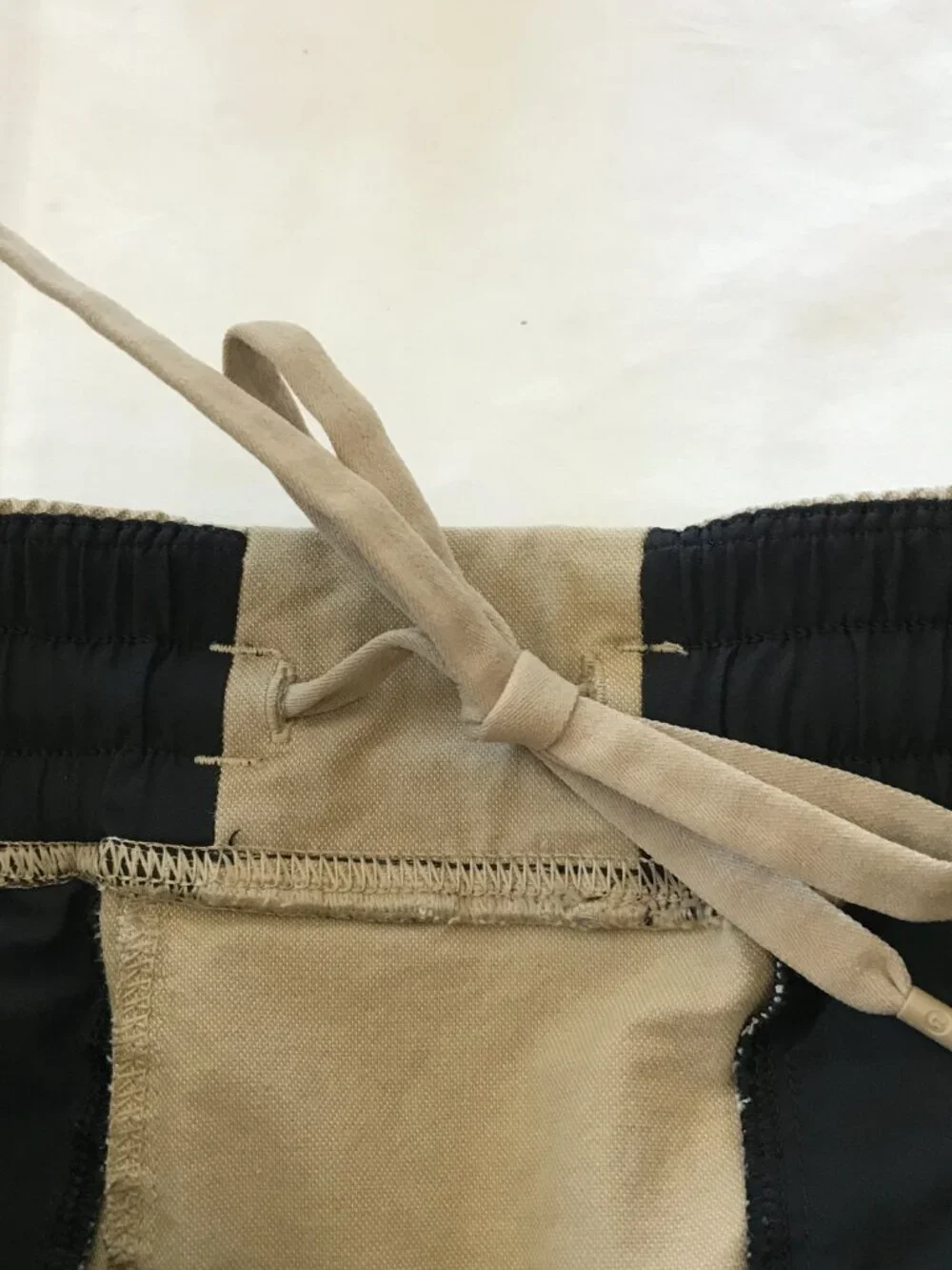 Lululemon ABC Athletic Jogger Men M Brown Mid Rise Zip Pocket Tie Waist Sports